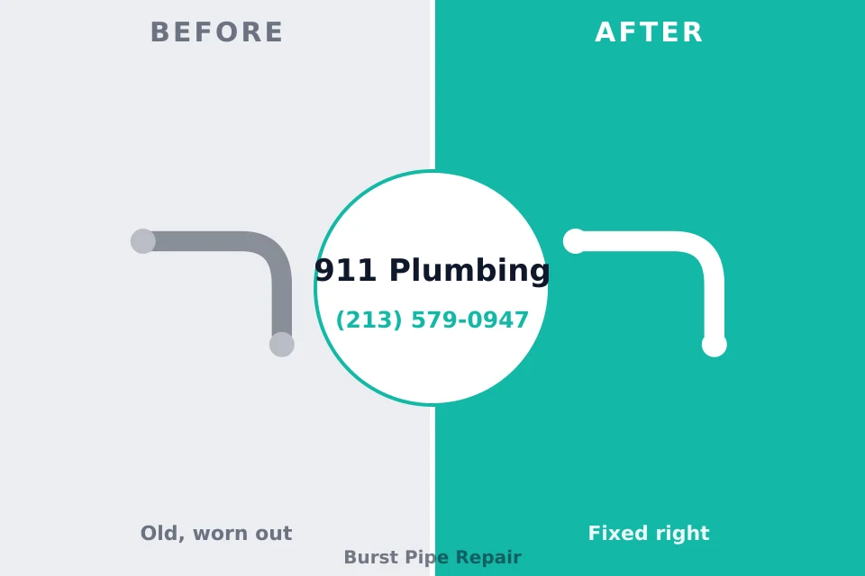 Before and after: plumbing company Clinton, LA